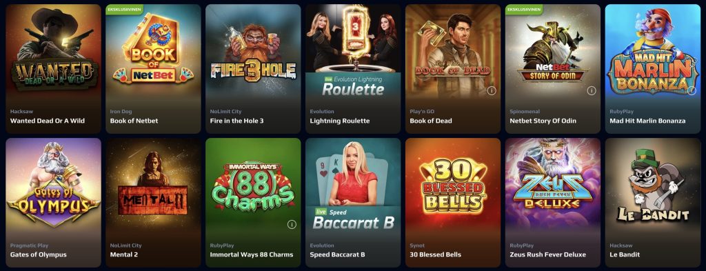 NetBet Kolikkopelit