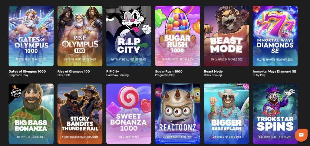 Nitro casino Kolikkopelit