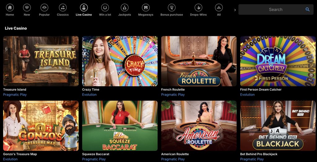 NuBet Livecasino
