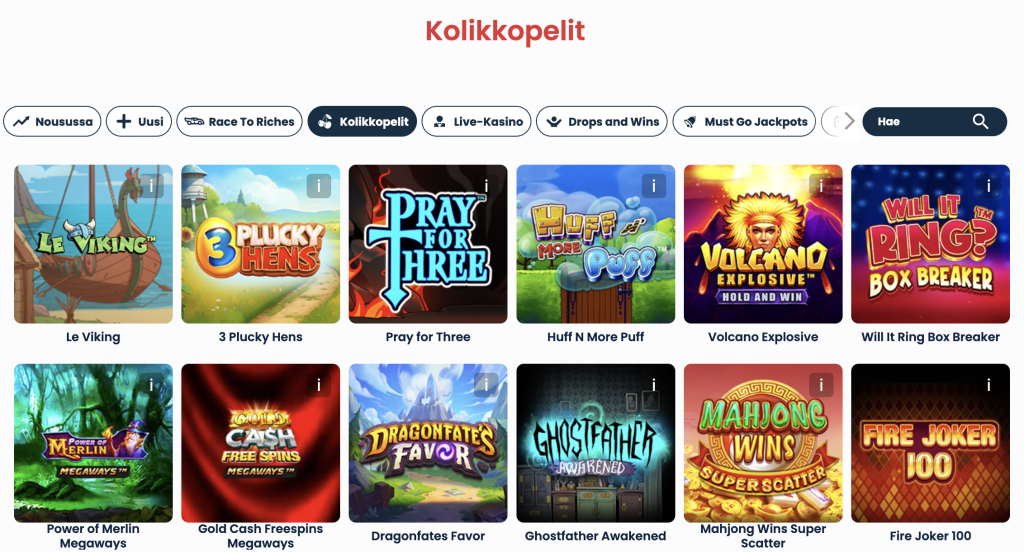 Casiku Kolikkopelit