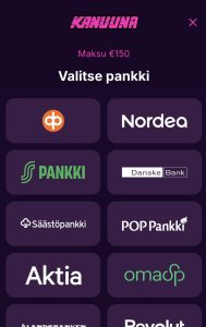 Kanuuna rekisteröidytään 2