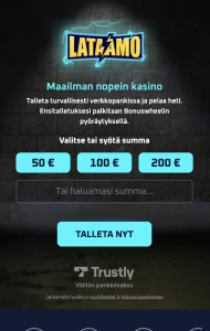 Lataamo Rekisterointivaihe 1