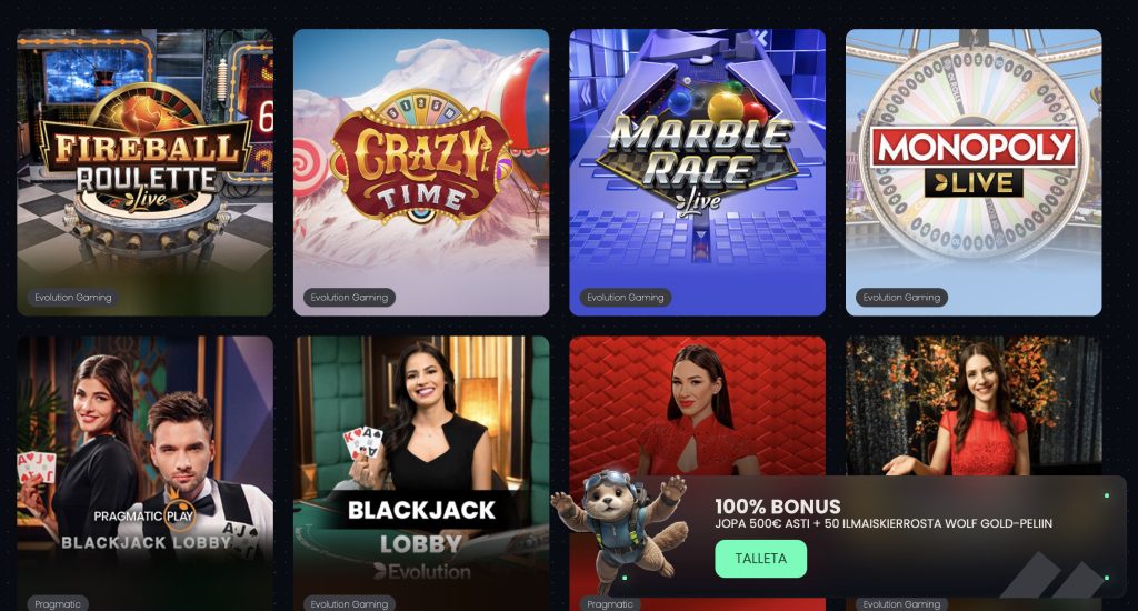 Reipas Live casino