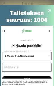 Lumi Casino Rekisterointivaihe 3